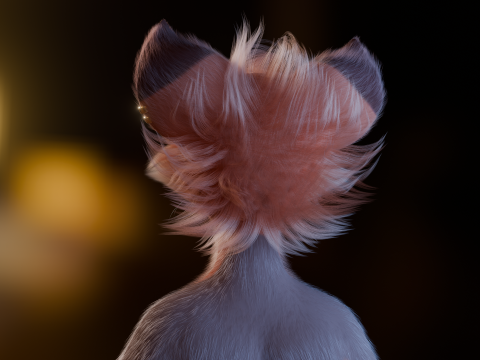 Nakami Anthro Fox Modello 3D