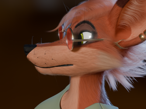 Nakami Anthro Fox Modello 3D