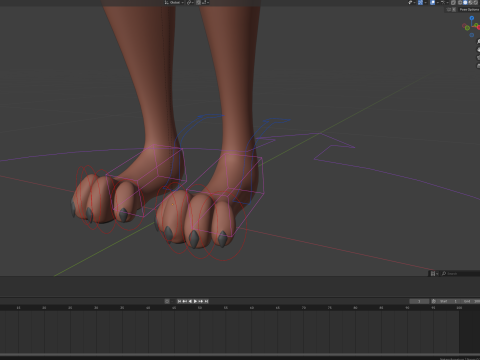 Nakami Anthro Fox Modello 3D