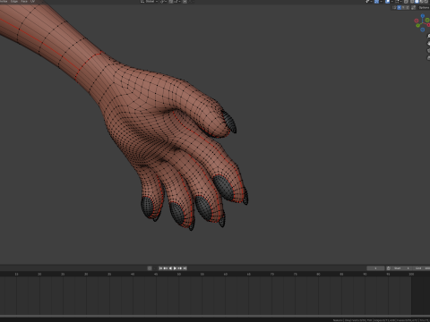 Nakami Anthro Fox Modello 3D