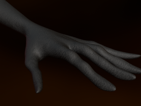 Giant Cursed Slender Entity 3Dモデル