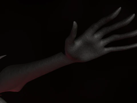 Entit&agrave; snella gigante maledetta Modello 3D