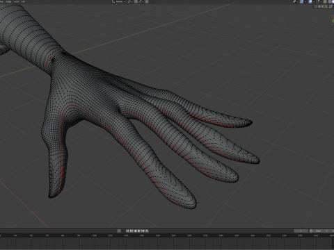 Giant Cursed Slender Entity 3Dモデル