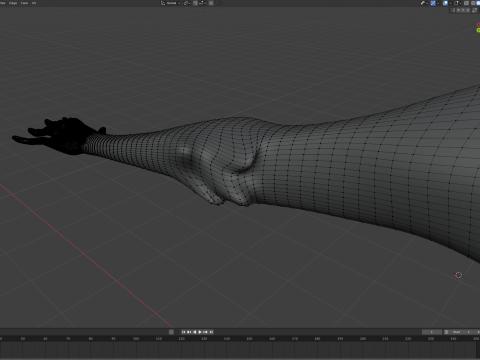 Giant Cursed Slender Entity 3Dモデル