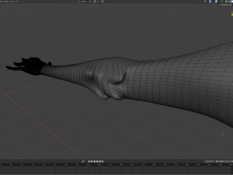 Entit&agrave; snella gigante maledetta Modello 3D