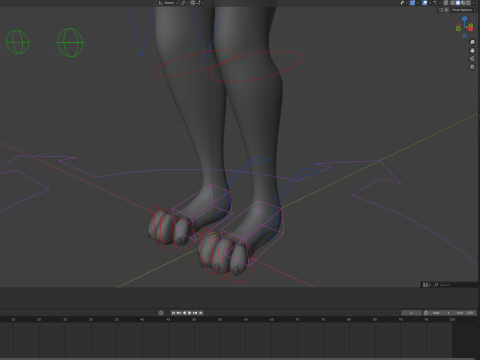 Yumi Anthro Fox 3D Модель