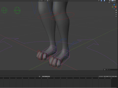 Yumi Anthro Fox 3D Model