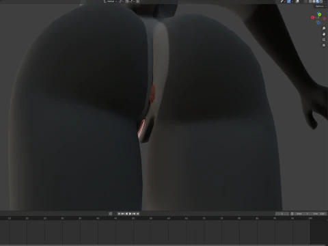 Yumi Anthro Fox 3D Model