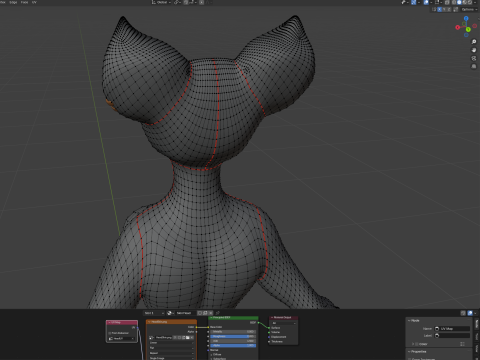 Yumi Anthro Fox 3D Модель