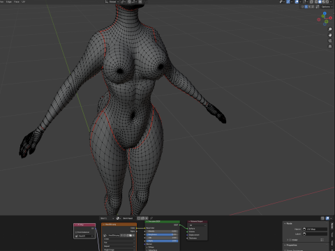 Yumi Anthro Fox 3D Модель