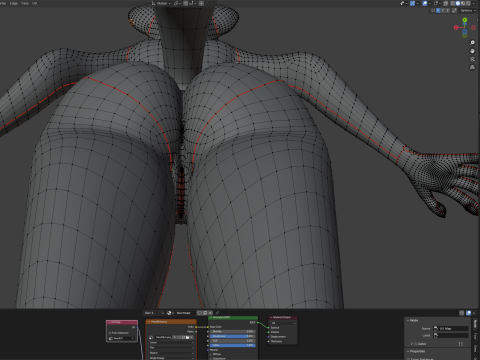 Yumi Anthro Fox 3D Модель