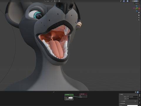 Yumi Anthro Fox 3D Модель