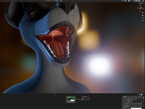 Yumi Anthro Fox 3D Модель