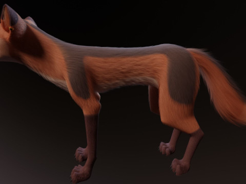Nika Fox Version 2 3D Model