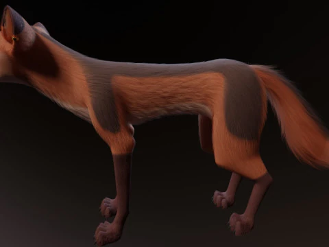 Nika Fox Version 2 3D Model