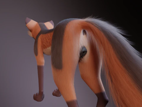 Nika Fox Version 2 3D Model