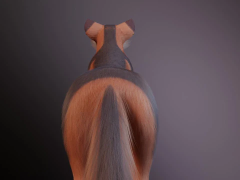 Nika Fox Version 2 3D Model