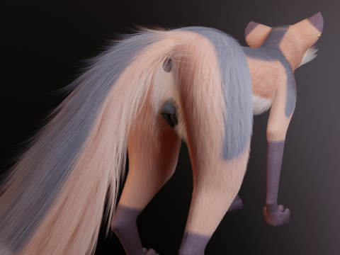 Nika Fox Version 2 3D Model
