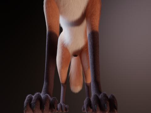Nika Fox Version 2 3D Model