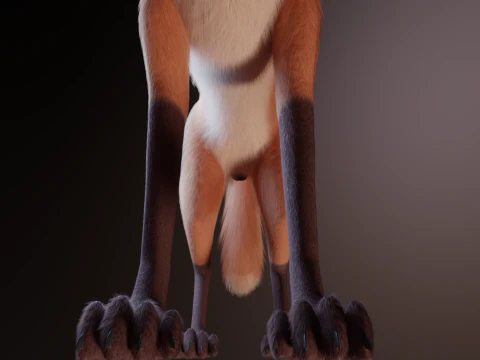 Nika Fox Version 2 3D Model