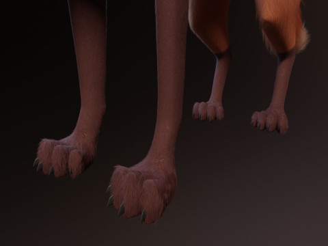 Nika Fox Version 2 3D Model