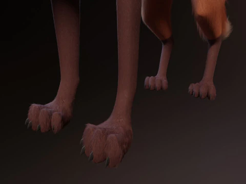 Nika Fox Version 2 3D Model