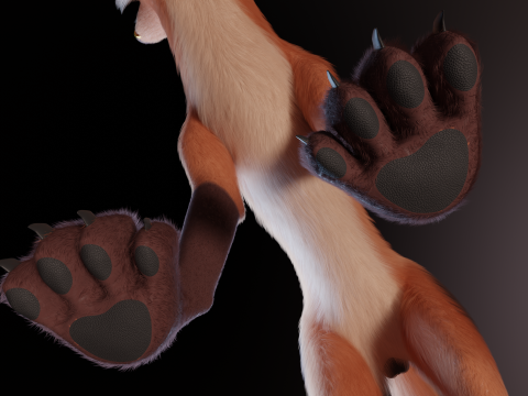 Nika Fox Version 2 3D Model