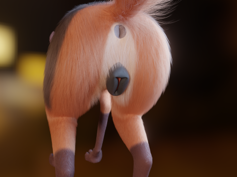Nika Fox Version 2 3D Model