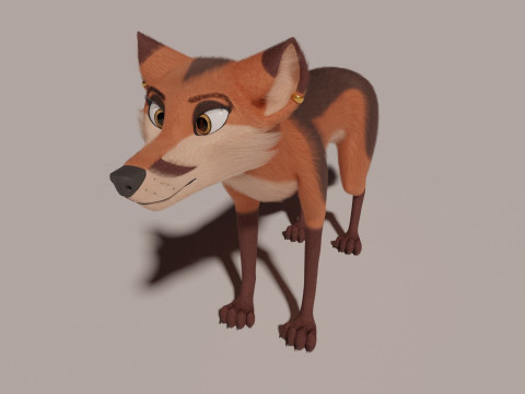 Nika Fox Version 2 3D Model