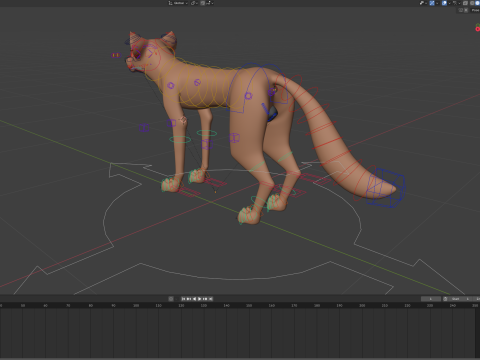 Nika Fox Version 2 3D Model