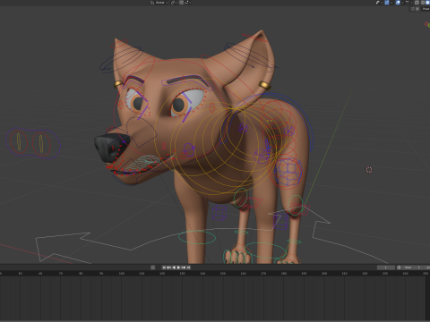 Nika Fox Version 2 3D Model