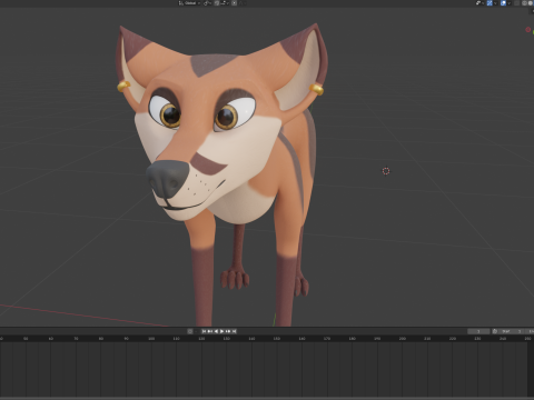 Nika Fox Version 2 3D Model