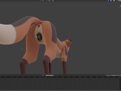 Nika Fox Version 2 3D Model