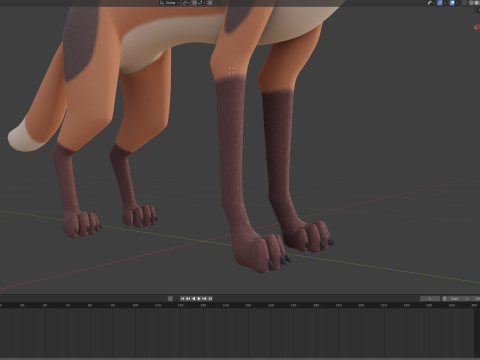 Nika Fox Version 2 3D Model