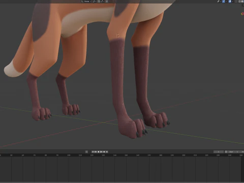 Nika Fox Version 2 3D Model
