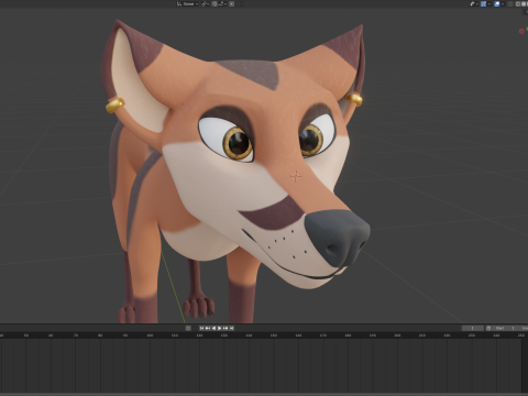 Nika Fox Version 2 3D Model