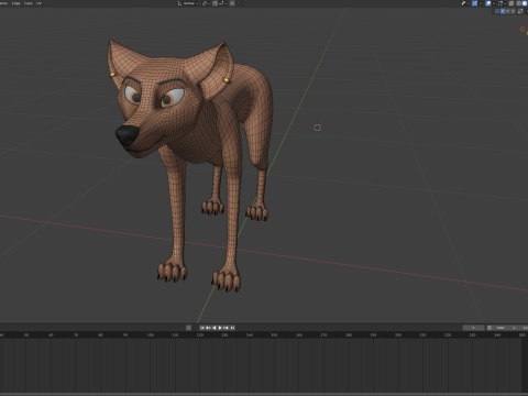 Nika Fox Version 2 3D Model