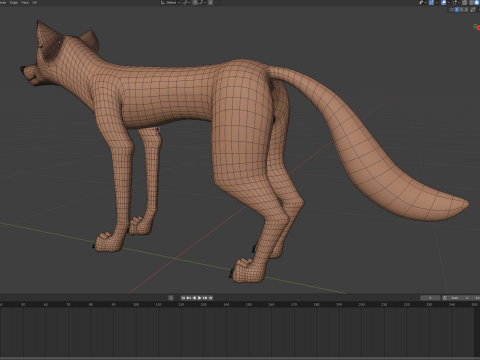 Nika Fox Version 2 3D Model