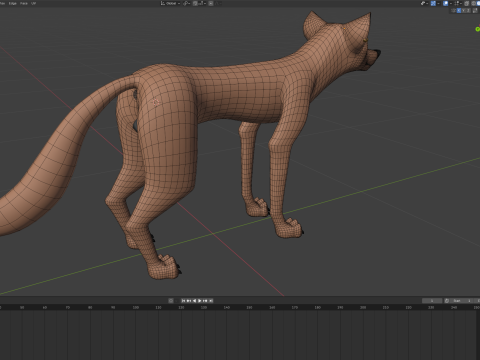 Nika Fox Version 2 3D Model