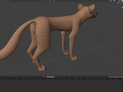 Nika Fox Version 2 3D Model