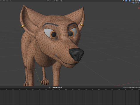 Nika Fox Version 2 3D Model
