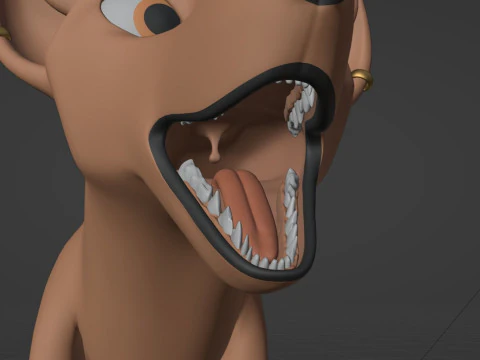 Nika Fox Version 2 3D Model