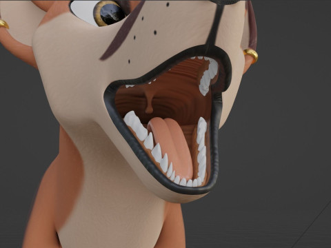 Nika Fox Version 2 3D Model