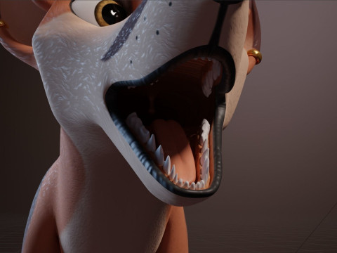 Nika Fox Version 2 3D Model