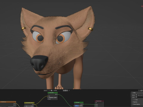 Nika Fox Version 2 3D Model