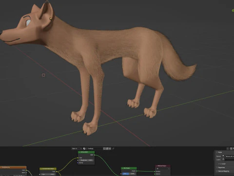 Nika Fox Version 2 3D Model
