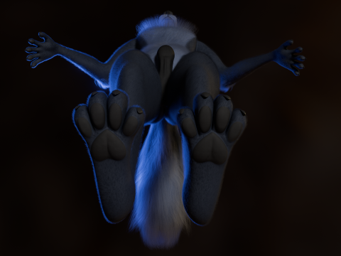 Niju Anthro wolf 3D 모델