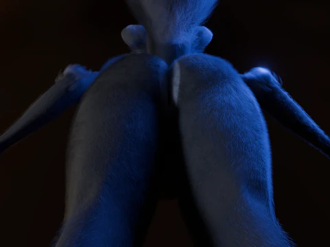 Niju Anthro wolf 3D Model