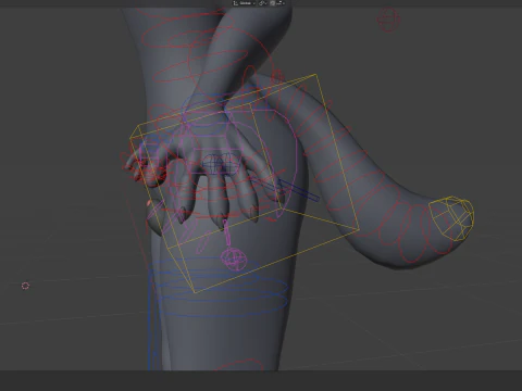 Niju Anthro wolf 3D Model