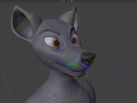 Niju Anthro wolf 3D 모델